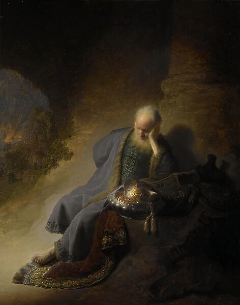 Jeremiah lamenting over the Destruction of Jerusalem, 1630 (oil on panel)