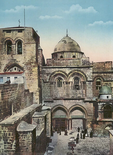 Jerusalem: Jerusalem, Church of the Sepulchre (coloured photo)