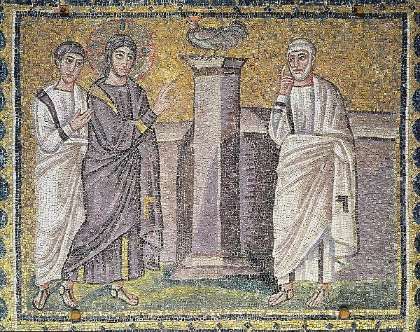 Jesus Predicts Peters Denial, Scenes from the Life of Christ (mosaic)