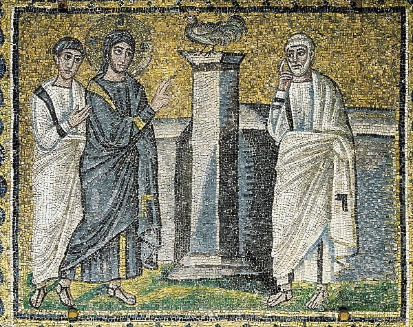Jesus Predicts Peters Denial, Scenes from the Life of Christ (mosaic)