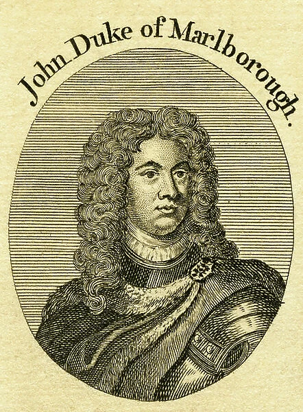 John Churchill (1er duc de Marlborough) (1650-1722) - John Duke of Marlborough, English general and statesman, 1766 (etching)