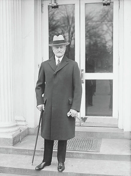 John J. Pershing, Portrait at White House, Washington DC, USA, 1932 (b / w photo)