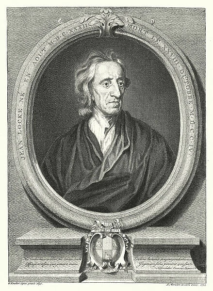John Locke, English philosopher (engraving)