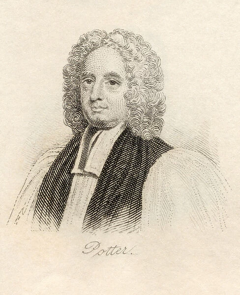 John Potter, from Crabbs Historical Dictionary, published 1825 (litho)
