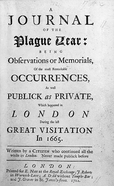 A Journal of the Plague Year, 1665 (litho)