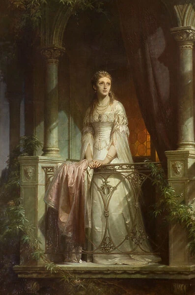 Juliet on the Balcony, 1875 (oil on canvas)