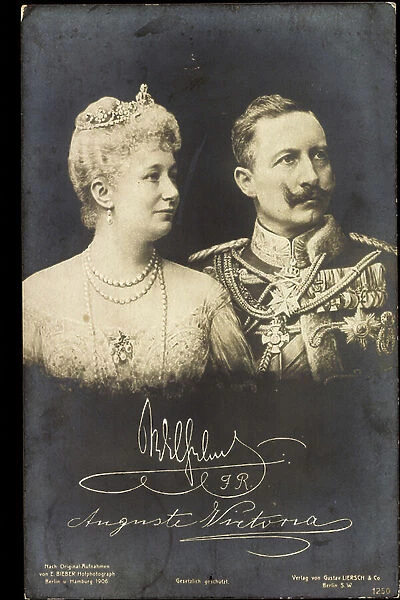Kaiser Wilhelm II, Auguste Viktoria, Liersch 1250