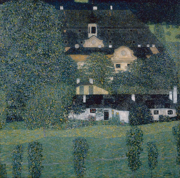 Kammer Castle on Lake Attersee II, 1909 (oil on canvas)