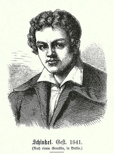 Karl Friedrich Schinkel, 1781-1841 (engraving)