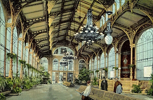 Karlsbad, colonnade, c.1910 (postcard)