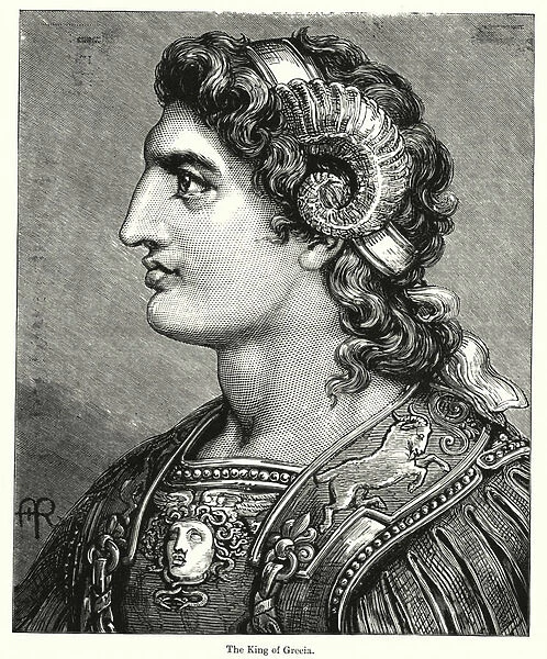 The King of Grecia (engraving)