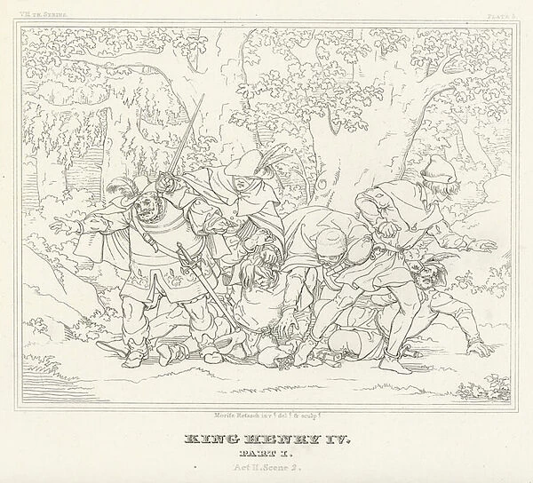 King Henry IV, Part I, Act II, Scene 2 (engraving)