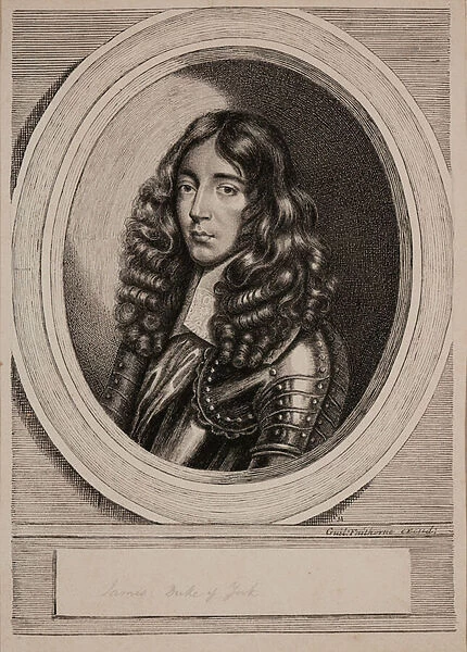 King James II, when Duke of York, 18th century (Ink)