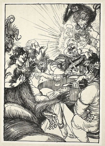 Kultur - toad eater to Kaiser Comus, illustration from The Kaiser