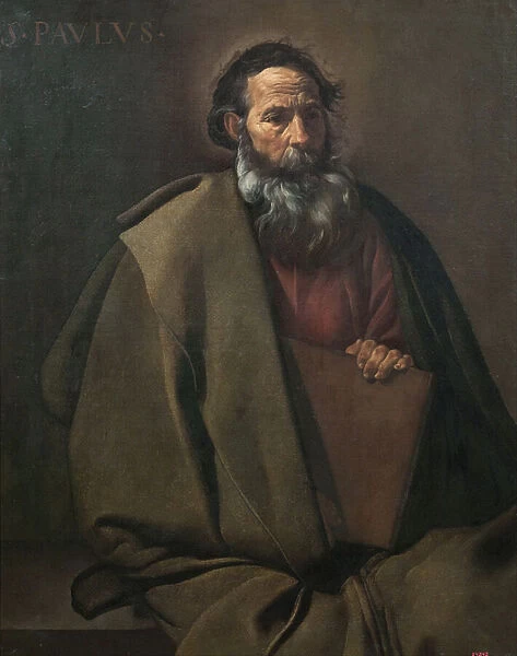 'L apotre saint Paul'Peinture de Diego Velasquez (Velazquez) (1599-1660) 1619 Barcelone Museu Nacional d Art de Catalunya