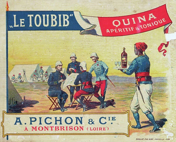 Label for le Toubib Aperitif and Tonic Wine, late 19th century (colour litho)