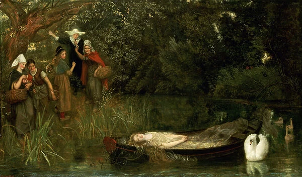 The Lady of Shalott, 1873 (oil on canvas)