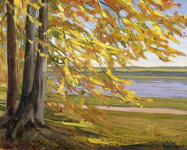 Lake Starnberg; Starnberger See, 1911 (oil on canvas)