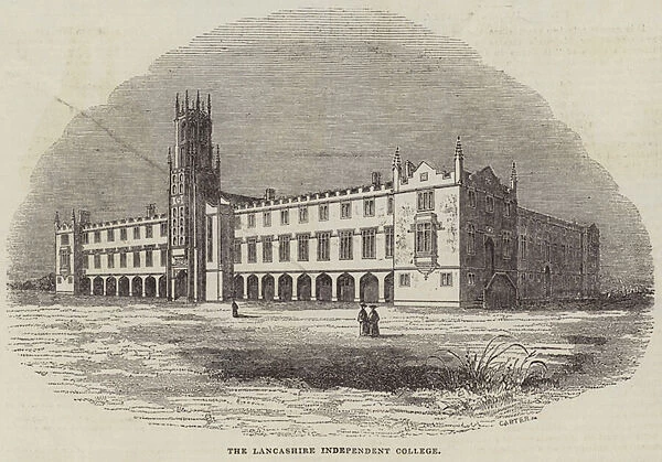 The Lancashire Independent College (engraving)