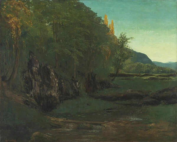 Landscape from Jura, 1868 (oil on canvas)