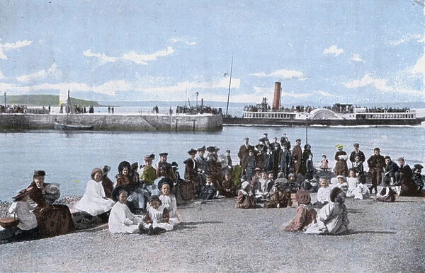 Largs, The Pier (colour photo)