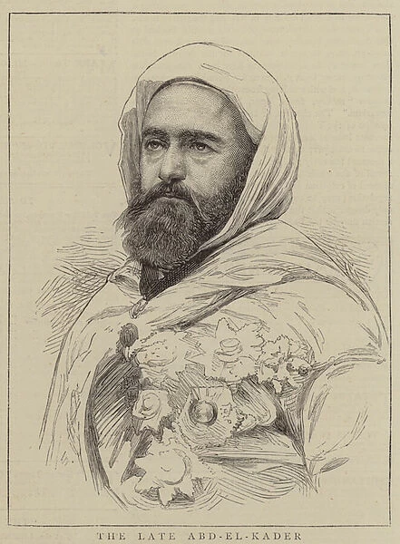 The Late Abd-el-Kader (engraving)