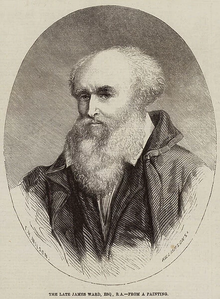 The Late James Ward, Esquire, RA (engraving)