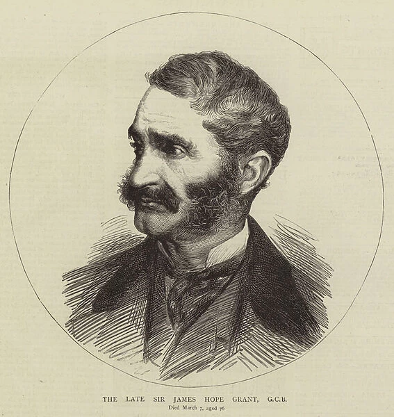 The Late Sir James Hope Grant, GCB (engraving)