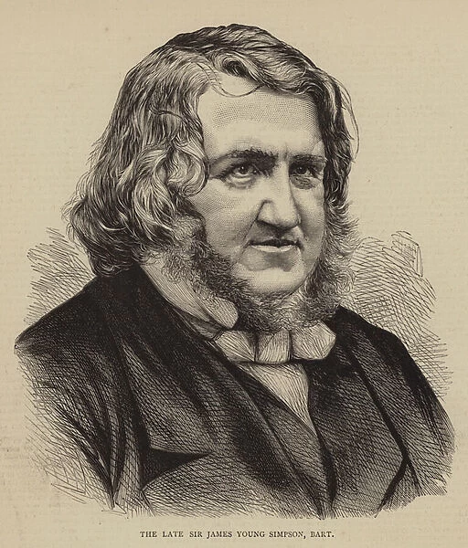 The Late Sir James Young Simpson, Baronet (engraving)