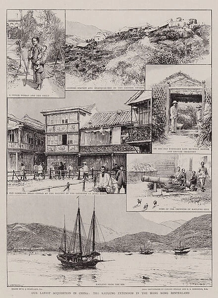 Our Latest Acquisition in China, the Kaulung Extension in the Hong Kong Hinterland (engraving)