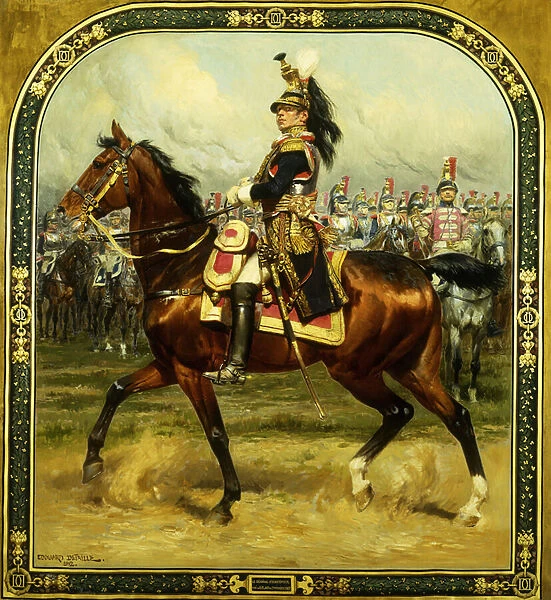 Le General d Hautpoul a Cheval, 1912 (oil on canvas)