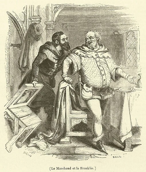 Le Marchand et le Franklin (engraving)