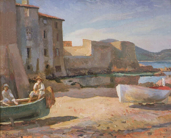 Le Petit Port, St Tropez, 1922 (oil on panel)