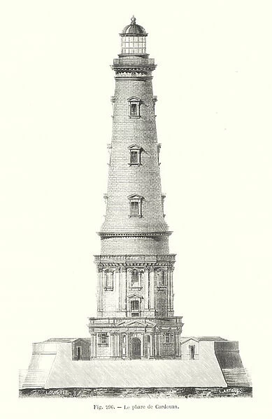 Le phare de Cordouan (engraving)