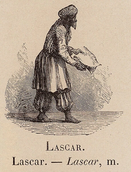 Le Vocabulaire Illustre: Lascar (engraving)