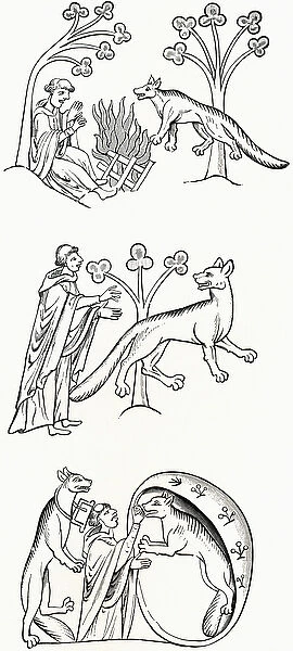 Legend of the priest and people changed into were-wolves, from A Short History