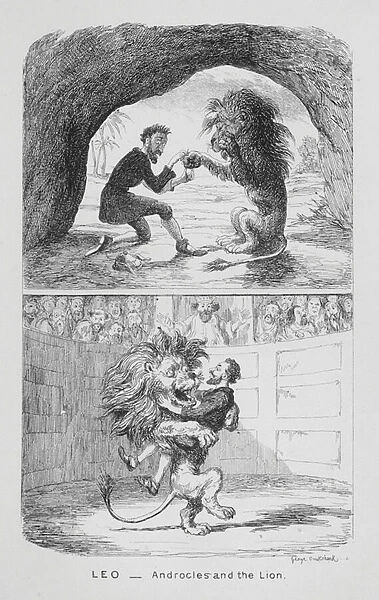 Leo, Androcles and the Lion (engraving)