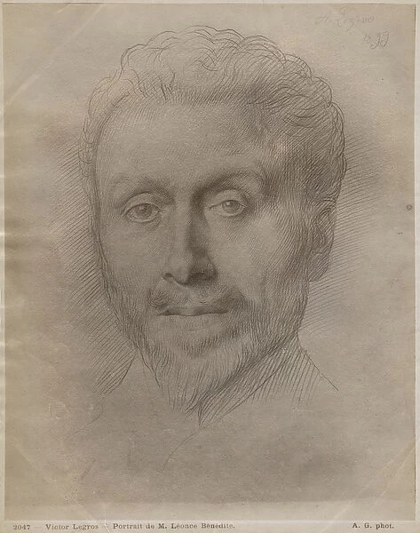 Leonce Benedite, 1899 (silverpoint on paper)