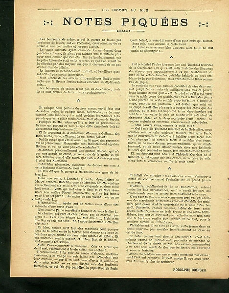 Les Hommes du jour, Satirique en N & B, 1918_4_13: Jam skull, Text