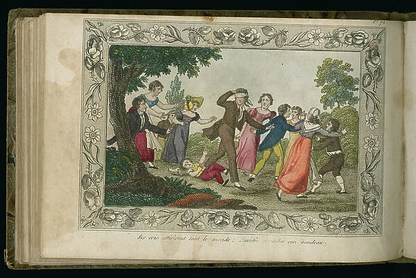 Les recreations de la campagne, ou, Petites historiettes, 1826 (hand coloured etching)