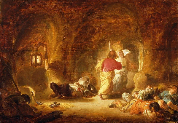 The Liberation of St. Peter (oil on panel)