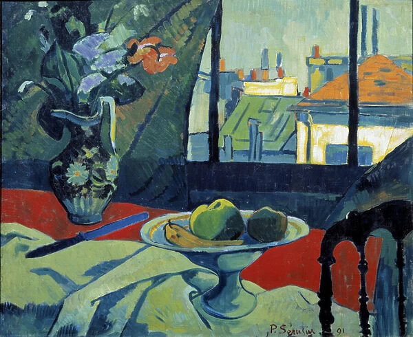 Still Life, the Artists Workshop Painting by Paul Serusier (1863-1927) 1891 Sun