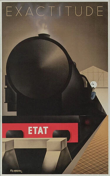 The Life of the Railway, 1929 (colour lithograph)