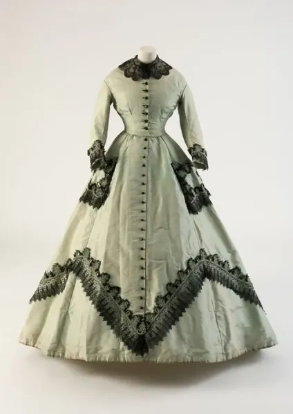 Fine Art Finder Print: 1860s Light Green Silk Dress. Art Prints, Posters & Puzzles from Fine Art Finder Fine Art Finder Print: 1860s Light Green Silk Dress. Art Prints, Posters & Puzzles from Fine Art Finder