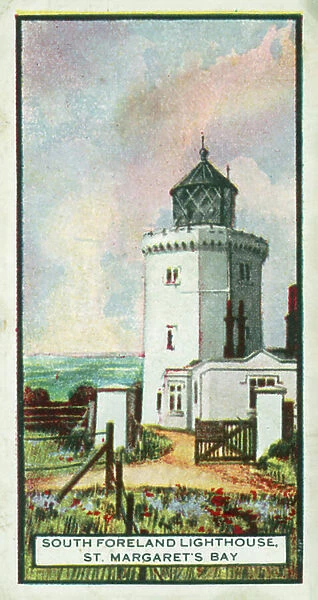 Lighthouses: South Foreland Lighthouse, St Margaret's Bay (colour litho)