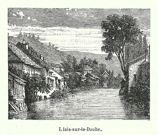 L'Isle-sur-le-Doubs (engraving)
