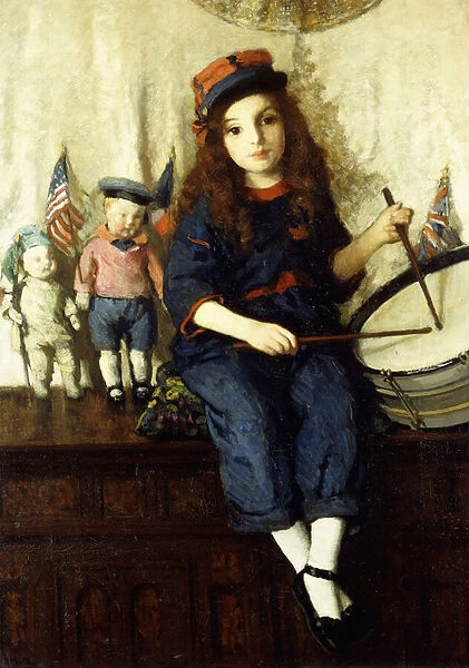 Child with a Drum; L'enfant Au Tambour, 1877 (Oil on Canvas