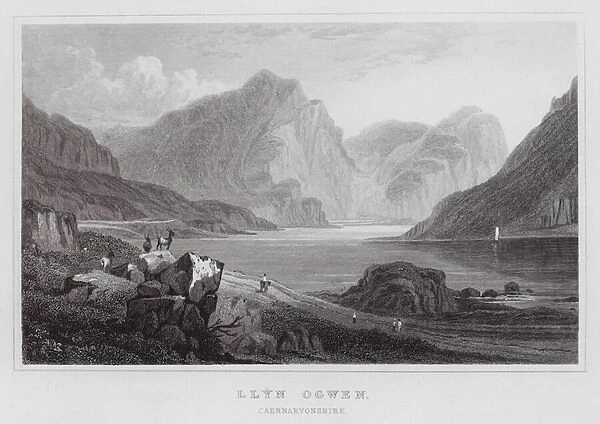 Llyn Ogwen, Caernarvonshire (engraving)