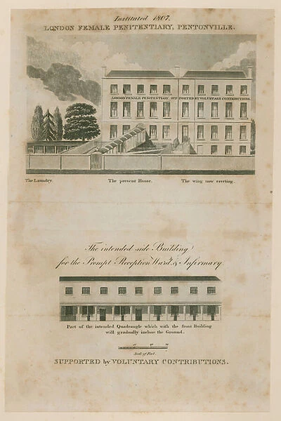 London Female Penitentiary, Clerkenwell (engraving)