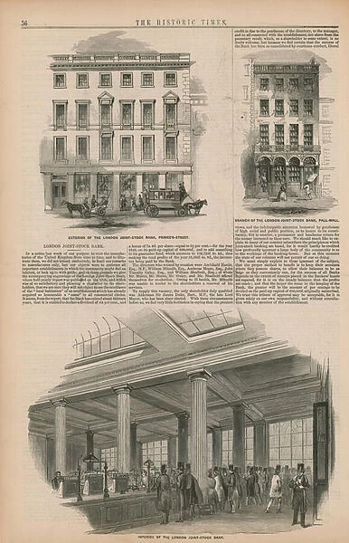 The London Joint Stock Bank (engraving)